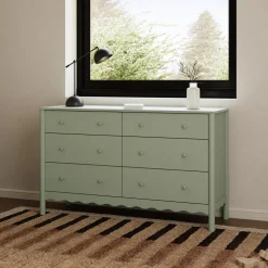 Swell 6-Drawer Assembled Dresser