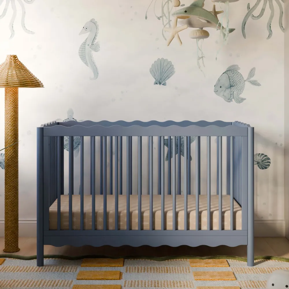Swell 4-in-1 Convertible Crib with Toddler Bed Conversion Kit