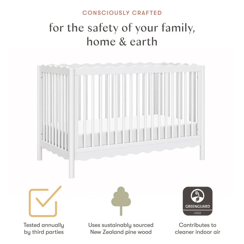 Swell 4-in-1 Convertible Crib with Toddler Bed Conversion Kit
