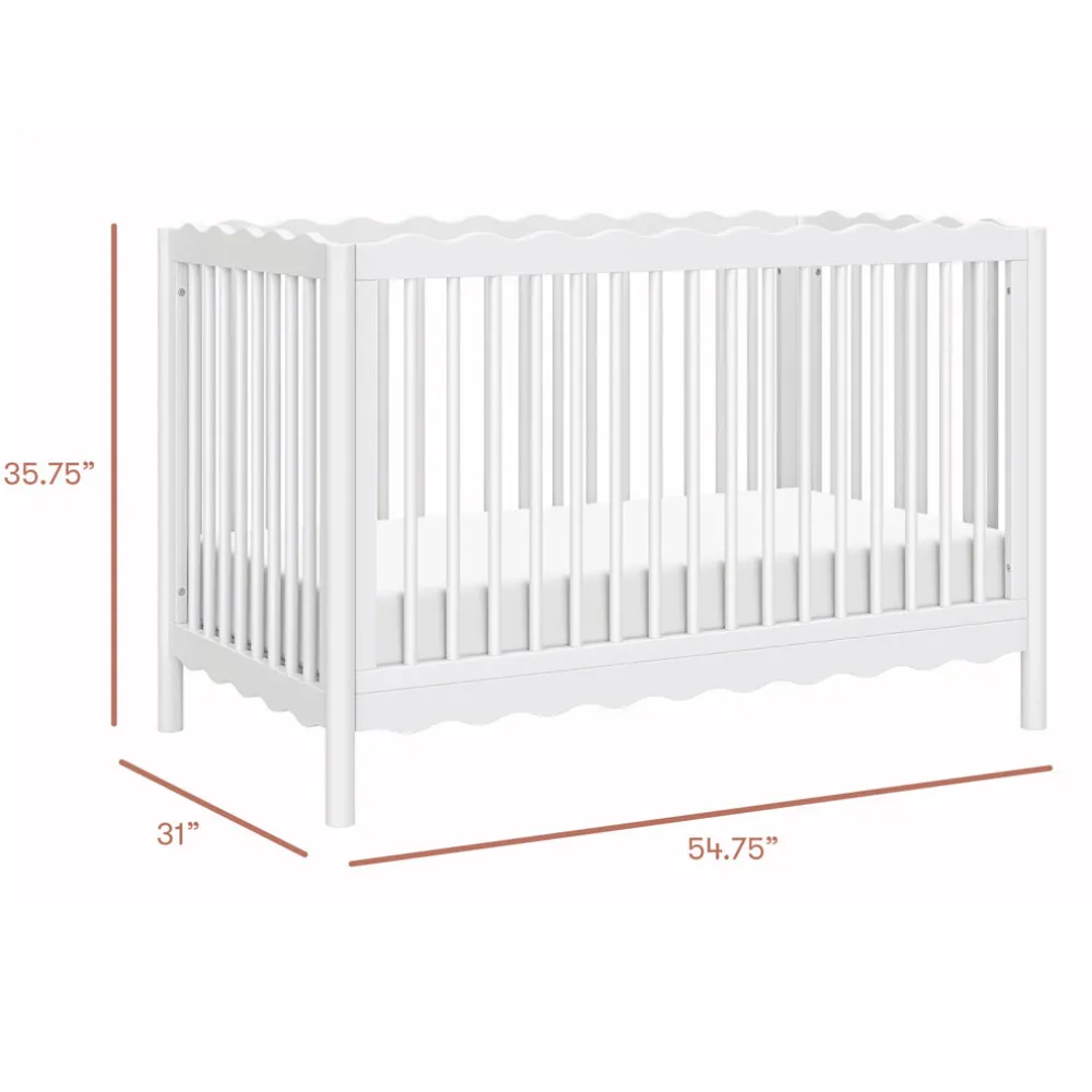 Swell 4-in-1 Convertible Crib with Toddler Bed Conversion Kit