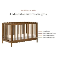 Swell 4-in-1 Convertible Crib with Toddler Bed Conversion Kit