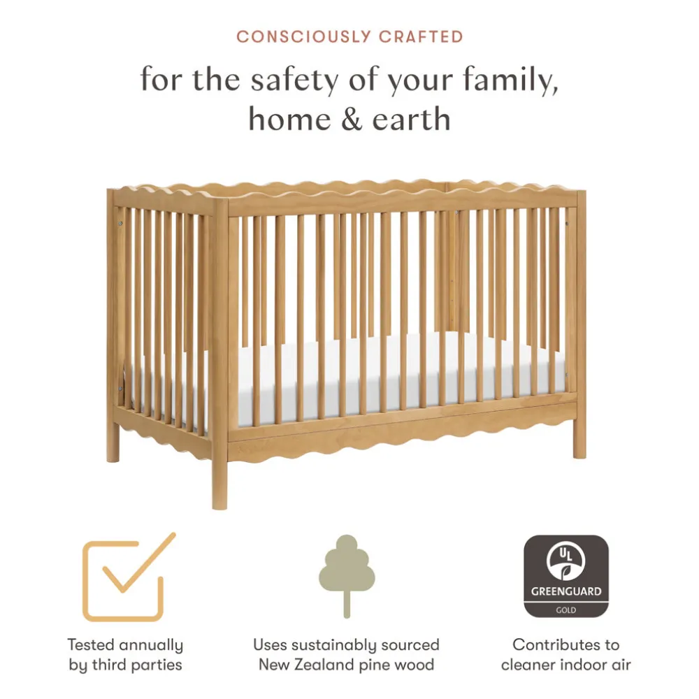Swell 4-in-1 Convertible Crib with Toddler Bed Conversion Kit