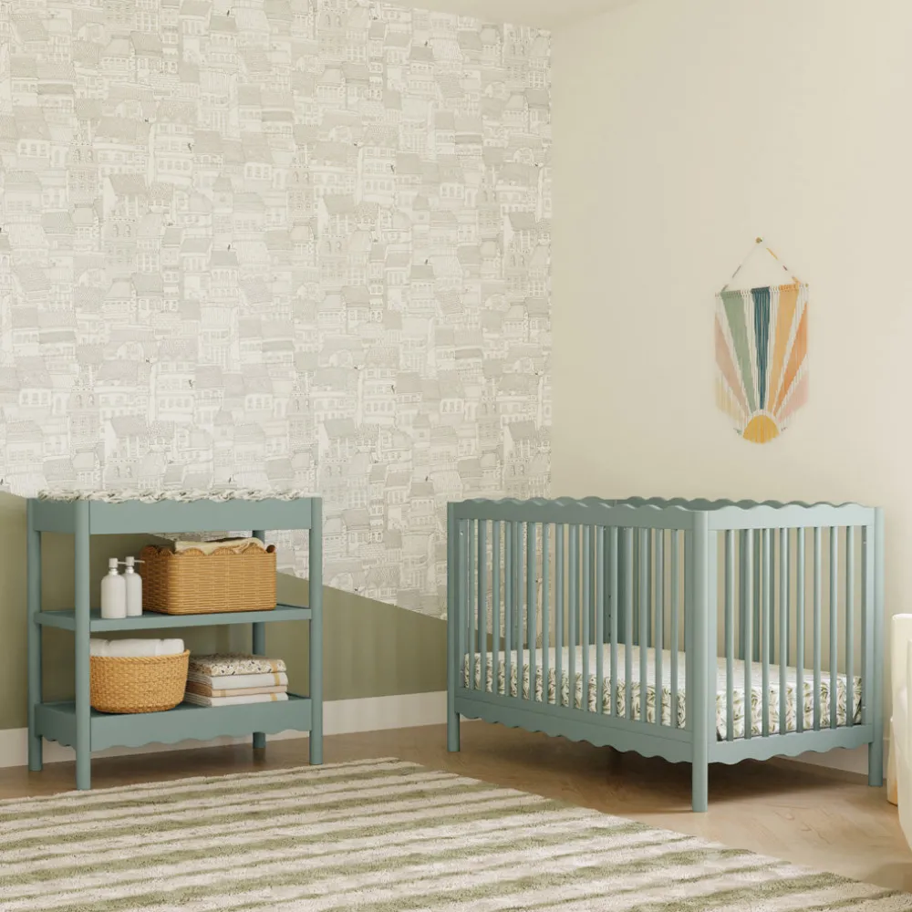 Swell 4-in-1 Convertible Crib with Toddler Bed Conversion Kit