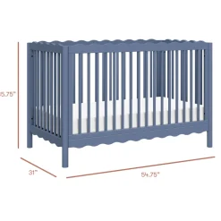Swell 4-in-1 Convertible Crib with Toddler Bed Conversion Kit