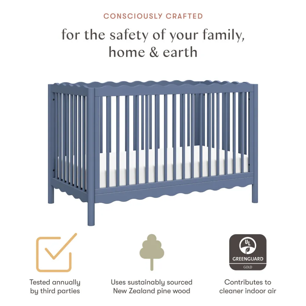 Swell 4-in-1 Convertible Crib with Toddler Bed Conversion Kit