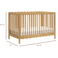 Swell 4-in-1 Convertible Crib with Toddler Bed Conversion Kit