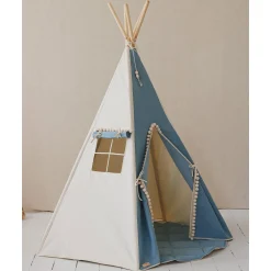 Teepee Tent with Pompoms