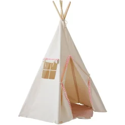 Teepee with Pompoms and Mat Set