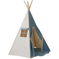 Teepee with Pompoms and Mat Set