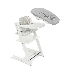 Tripp Trapp High Chair² + Cushion, Tray & Newborn Set Bundle
