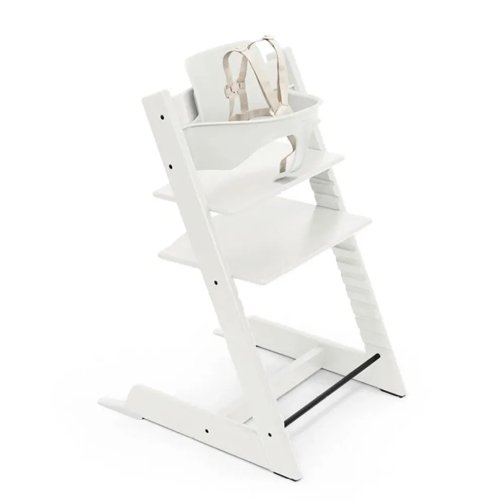 Tripp Trapp High Chair² + Cushion, Tray & Newborn Set Bundle