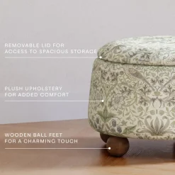Tuffet Storage Ottoman