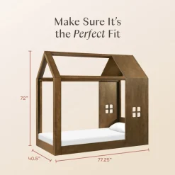 Uchi Montessori-Inspired House Twin Bed