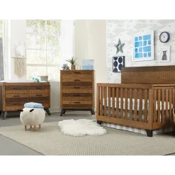 Urban Rustic Convertible Crib