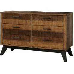 Urban Rustic 6-Drawer Dresser