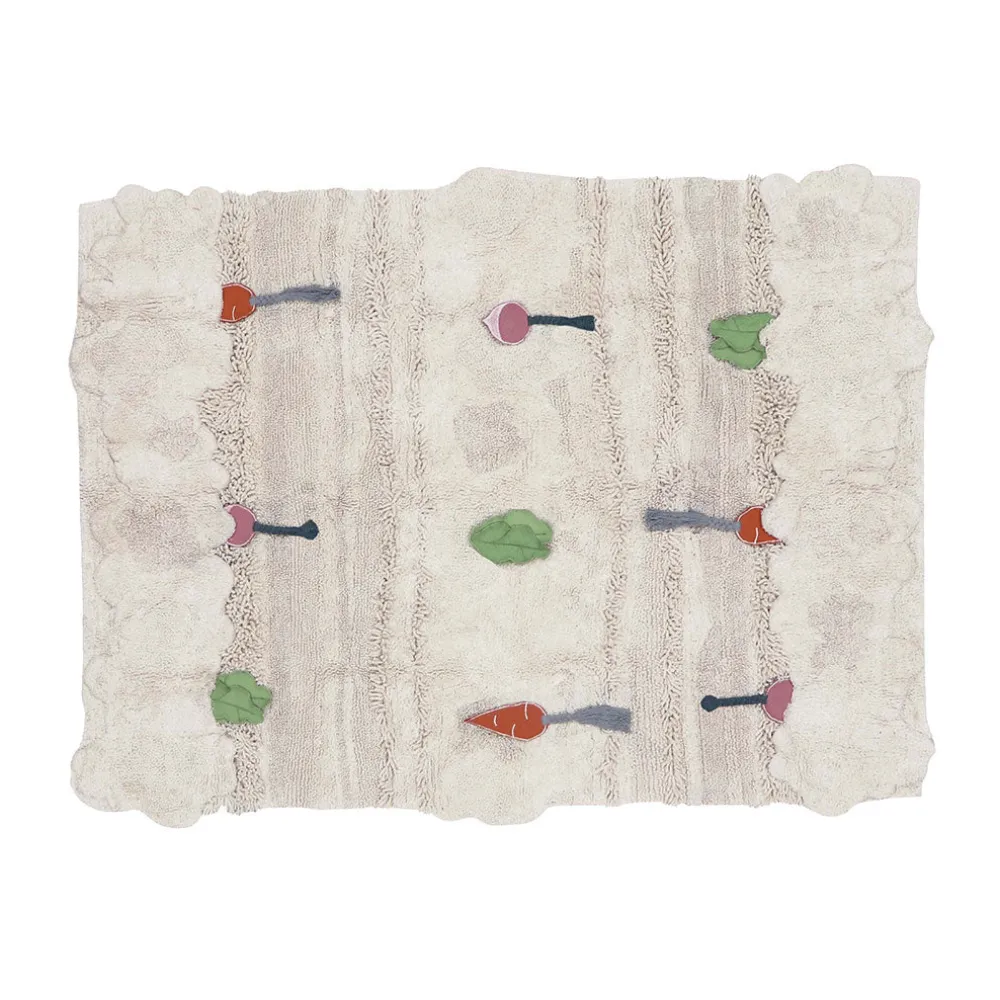 Veggie Garden Washable Rug