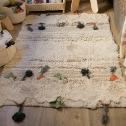 Veggie Garden Washable Rug