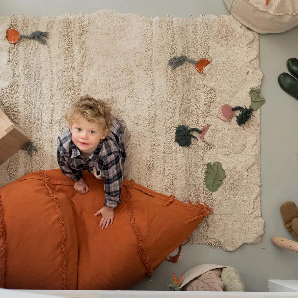 Veggie Garden Washable Rug