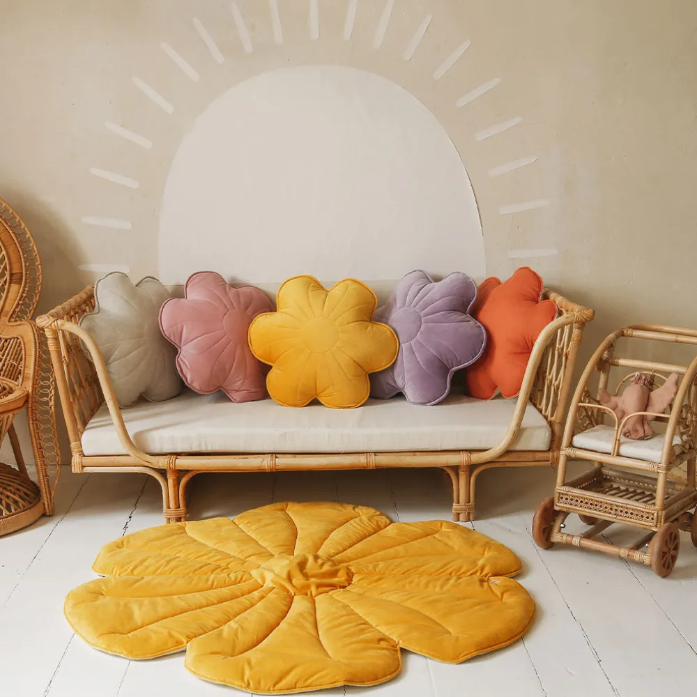 Velvet Flower Mat