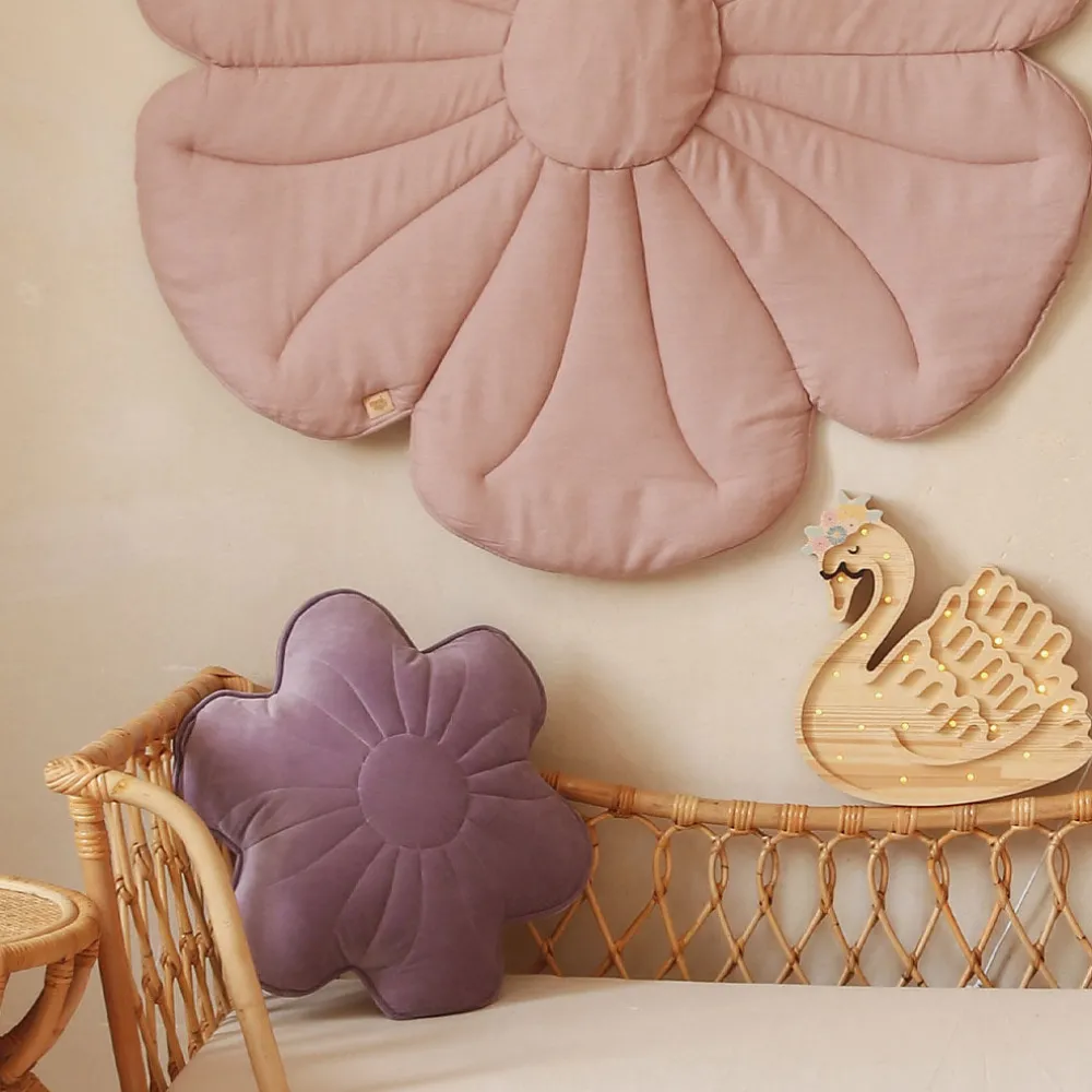 Velvet Flower Pillow