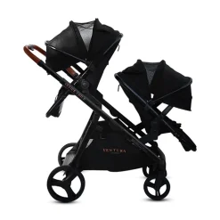 Ventura Single to Double Sit-and-Stand Stroller & 2nd Toddler Seat