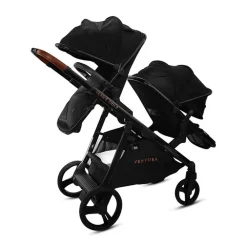 Ventura Single to Double Sit-and-Stand Stroller & 2nd Toddler Seat