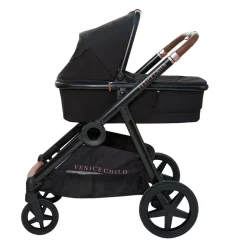 Ventura Single to Double Sit-and-Stand Stroller & Bassinet
