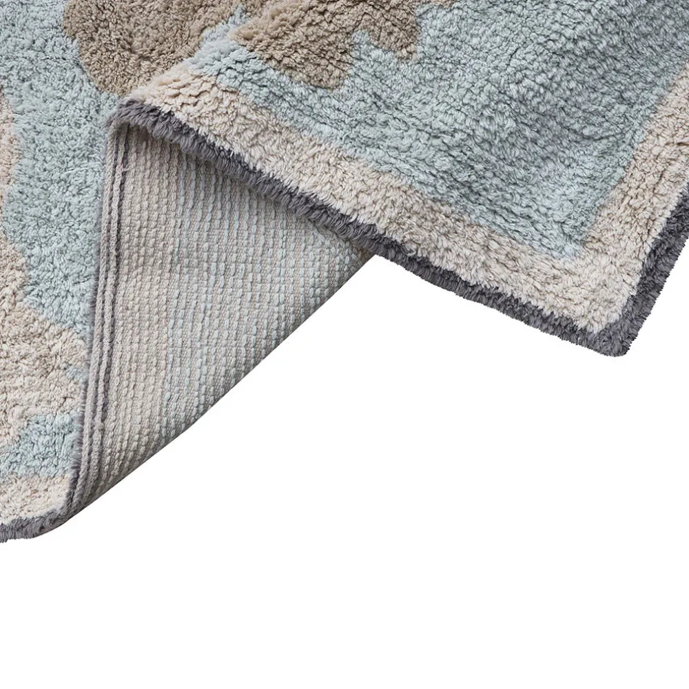 Vintage Map Washable Rug