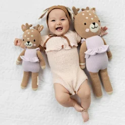 Violet The Fawn Hand-Knit Doll