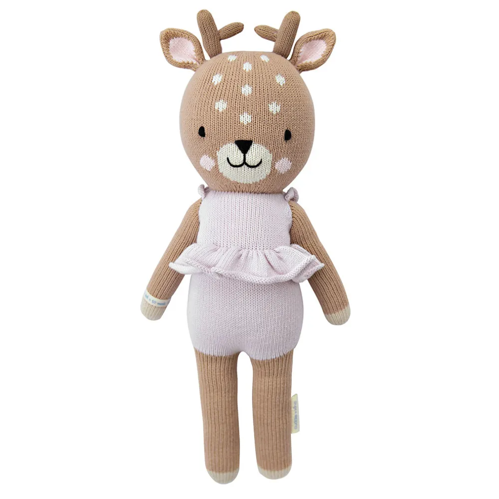 Violet The Fawn Hand-Knit Doll