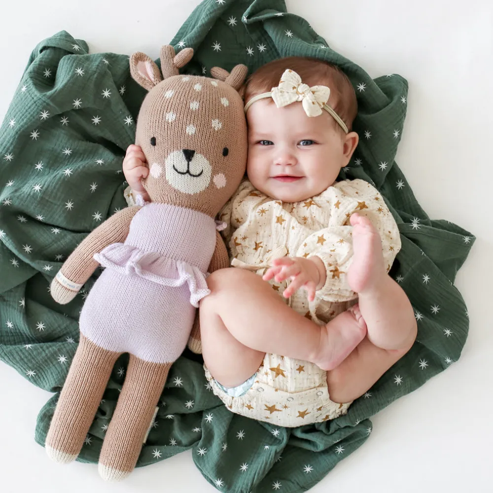 Violet The Fawn Hand-Knit Doll