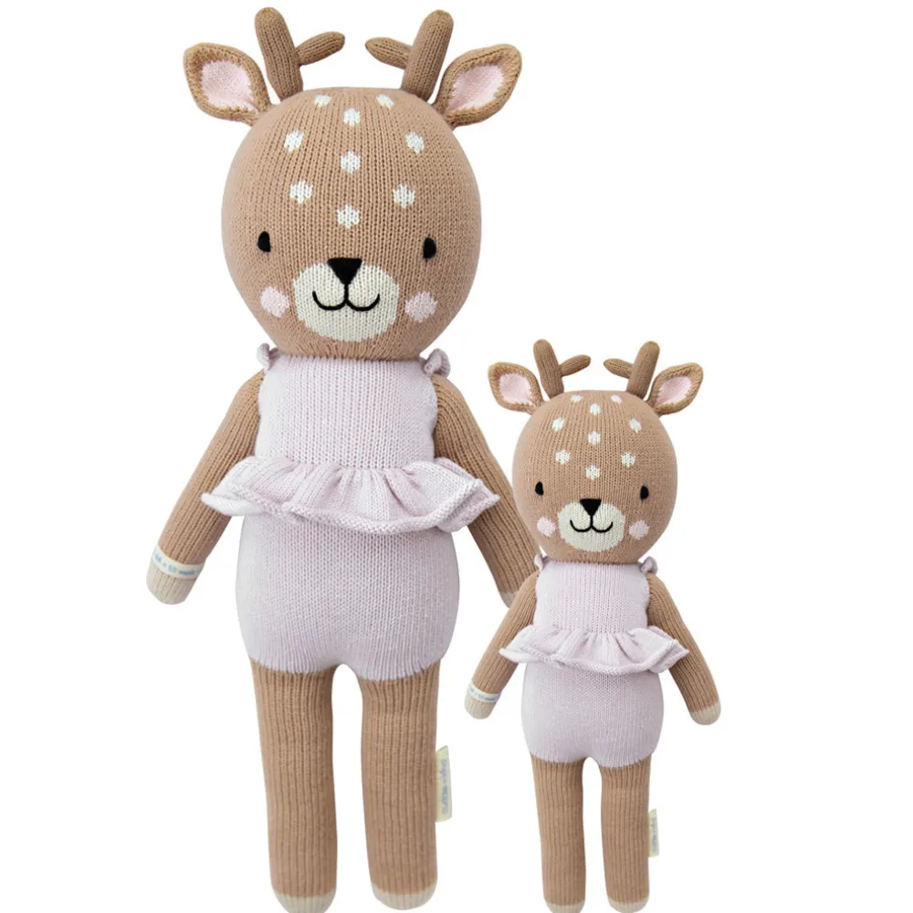 Violet The Fawn Hand-Knit Doll