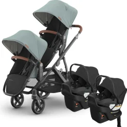 Vista V3 Twin Stroller + Aria V2 Travel System