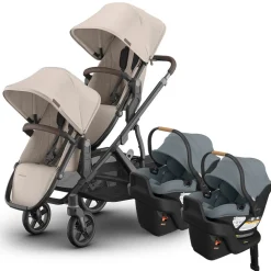 Vista V3 Twin Stroller + Aria V2 Travel System