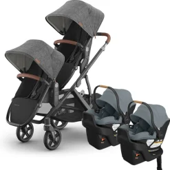 Vista V3 Twin Stroller + Aria V2 Travel System