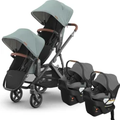 Vista V3 Twin Stroller + Aria V2 Travel System
