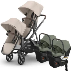 Vista V3 Twin Stroller + Aria V2 Travel System