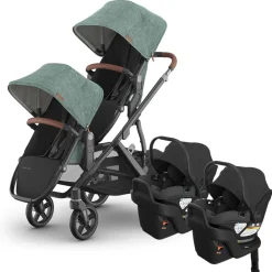 Vista V3 Twin Stroller + Aria V2 Travel System
