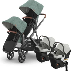 Vista V3 Twin Stroller + Aria V2 Travel System
