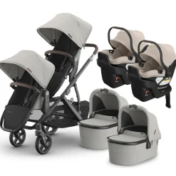 Vista V3 Twin Stroller + Aria V2 Travel System