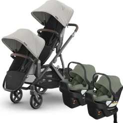 Vista V3 Twin Stroller + Aria V2 Travel System