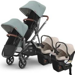Vista V3 Twin Stroller + Aria V2 Travel System