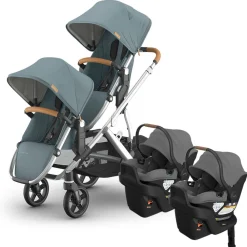 Vista V3 Twin Stroller + Aria V2 Travel System