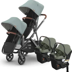 Vista V3 Twin Stroller + Aria V2 Travel System