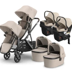 Vista V3 Twin Stroller + Aria V2 Travel System