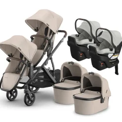Vista V3 Twin Stroller + Aria V2 Travel System