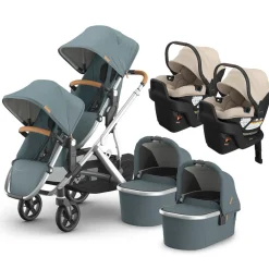 Vista V3 Twin Stroller + Aria V2 Travel System