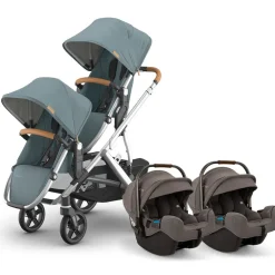 Vista V3 Twin Stroller + Nuna PIPA Series Travel System