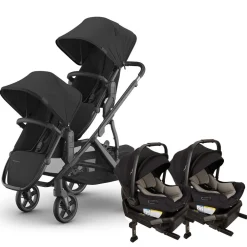 Vista V3 Twin Stroller + Nuna PIPA Series Travel System