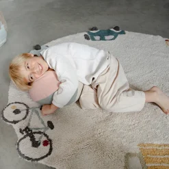 Wheels Washable Rug